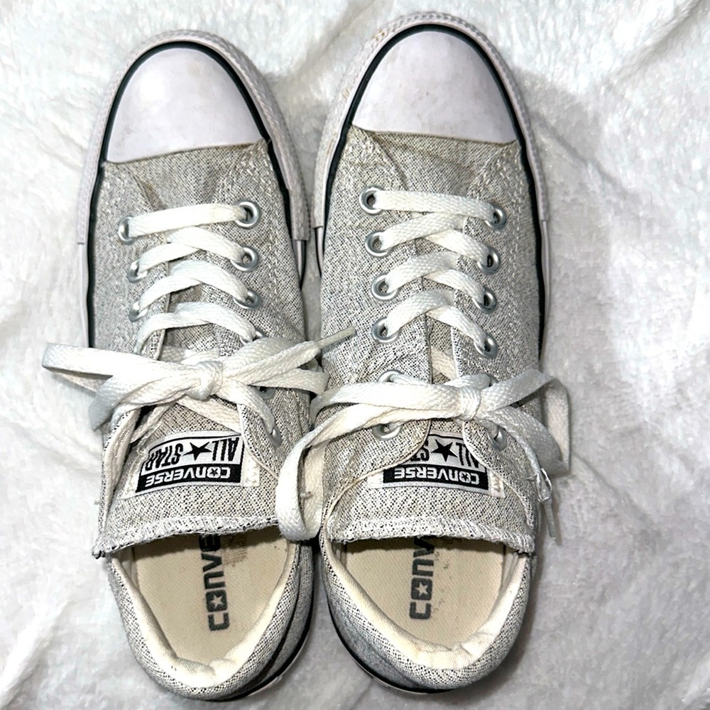 Converse All Stars Gray Shoes Size 7